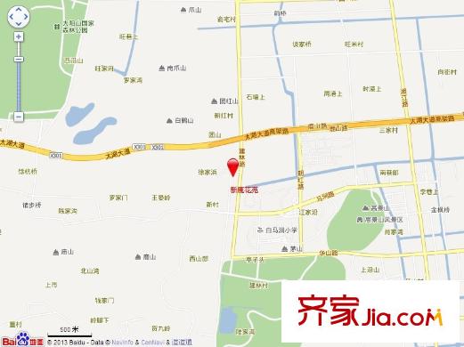 新鹿花苑交通圖