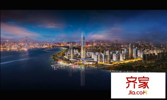 綠地中心1號(hào)公館公寓外景圖 