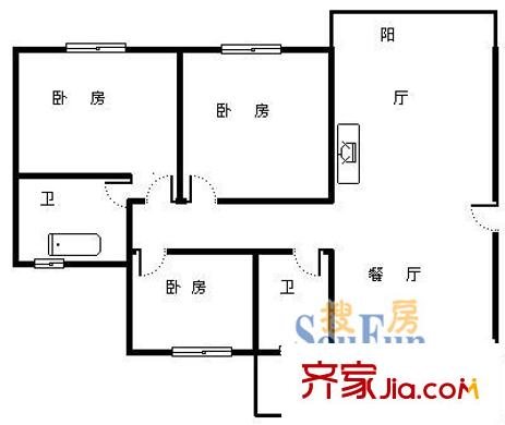  金利花園 戶型圖