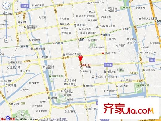人民路小區(qū)交通圖