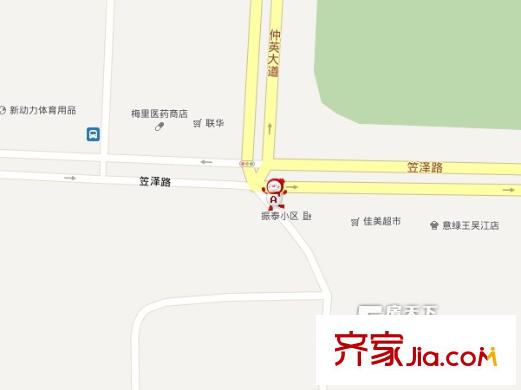 吳江振泰小區(qū)交通圖