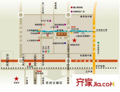 德誠嘉元廣場公寓交通圖德誠嘉元廣場