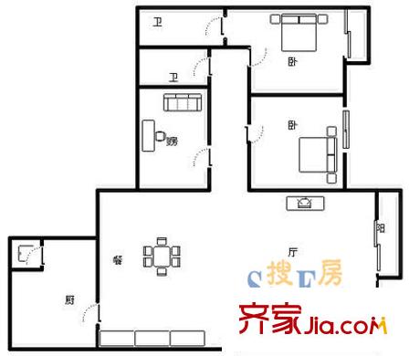  翠湖雅居 戶型圖