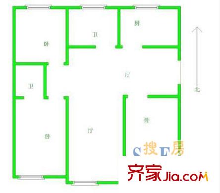  翠湖雅居 戶型圖