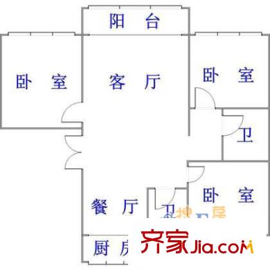  金利花園 戶型圖