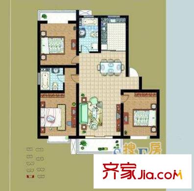  金利花園 戶型圖
