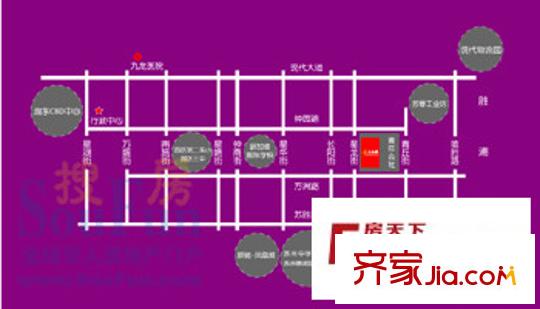 青年匯交通圖