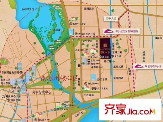 越湖家天下三期香舍交通圖交通示意圖