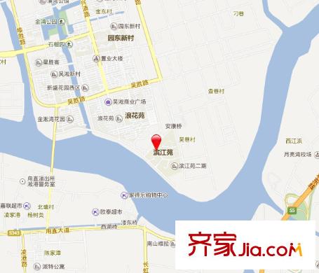濱江苑交通圖