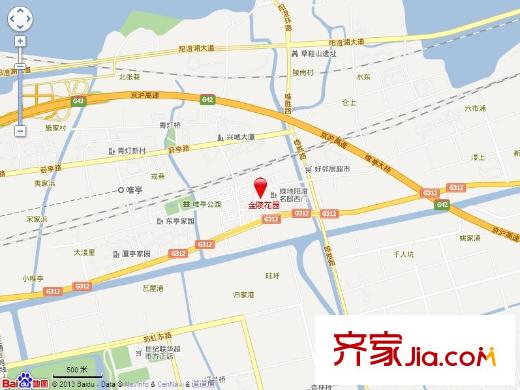 金陵花園交通圖