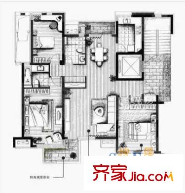  翠湖雅居 戶型圖