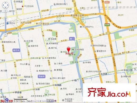 東園小區(qū)交通圖