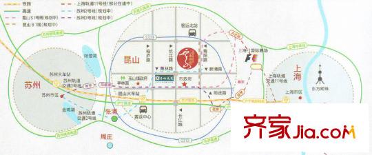 云山詩意交通圖