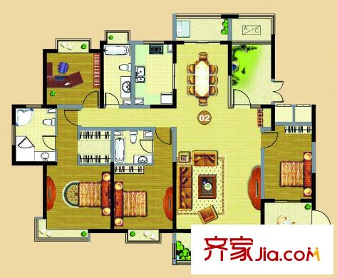 云山詩意 戶型圖