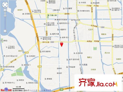 越湖家天下三期香舍交通圖