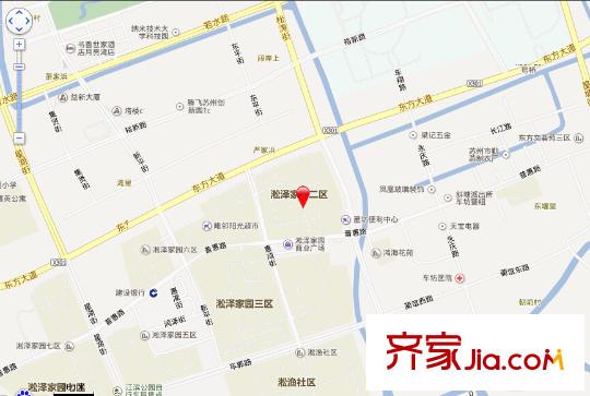 淞澤家園二區(qū)交通圖