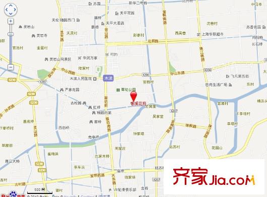 香溪花苑交通圖