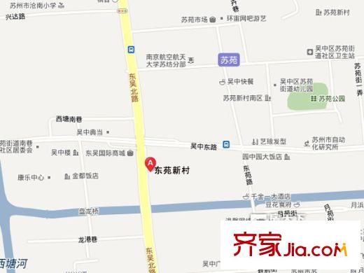東苑新村交通圖