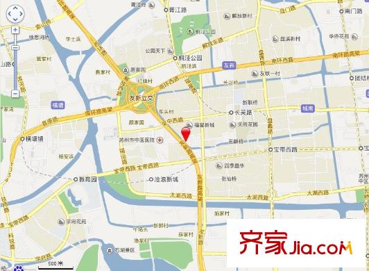 光福教師新村交通圖
