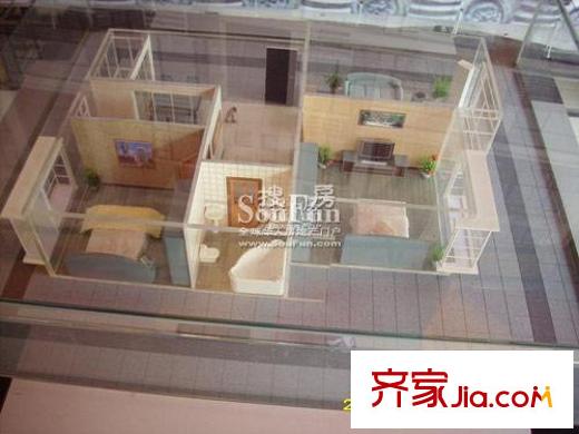 香溪花苑戶型圖模型 2室1廳1衛(wèi)1廚