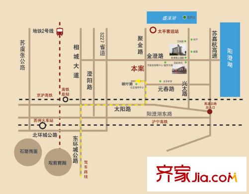 東渡海派青城交通圖