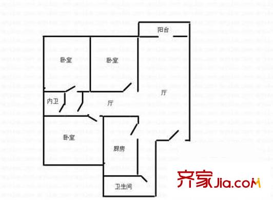 紅菱花苑 戶型圖