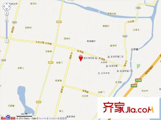 東渡海派青城交通圖交通示意圖