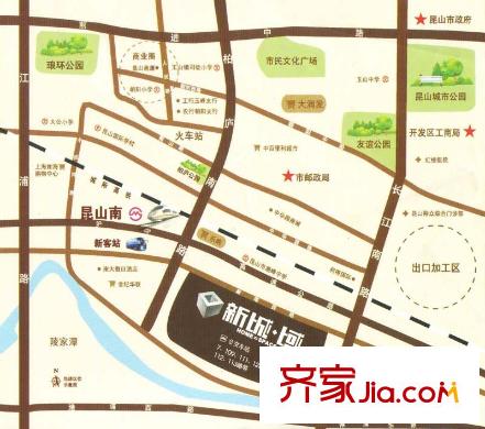 新城域交通圖