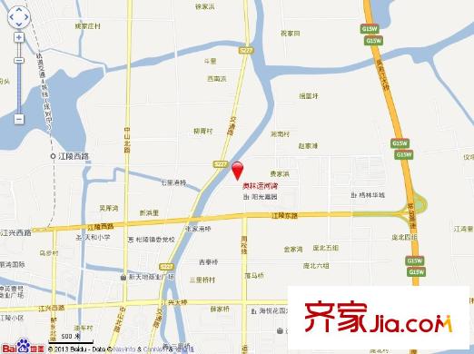 奧林運河灣交通圖