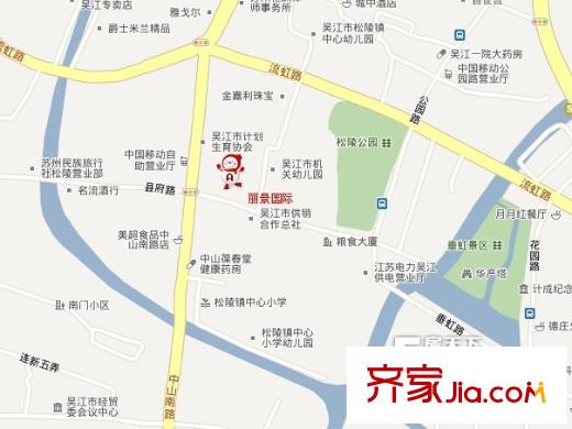 麗景國際交通圖