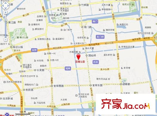 西塘北巷交通圖