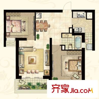 世茂蝶湖灣  戶型圖