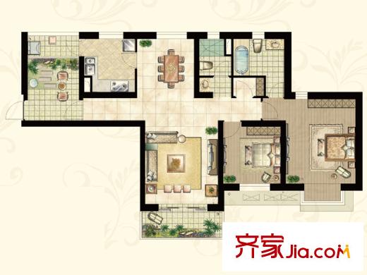 世茂蝶湖灣  戶型圖