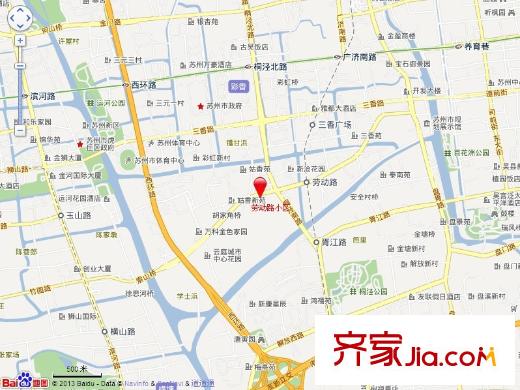勞動(dòng)路小區(qū)交通圖