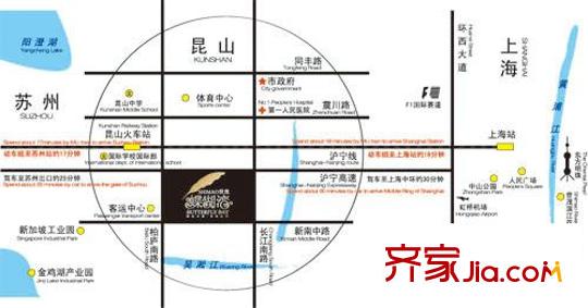 世茂蝶湖灣交通圖交通MAP