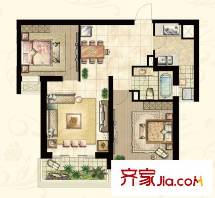 世茂蝶湖灣  戶型圖