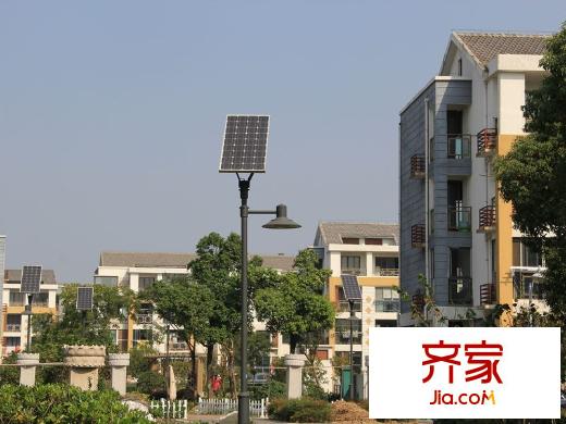 陽澄人家外景圖2013.10.26環(huán)保路燈
