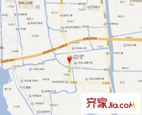 偉業(yè)迎春世家交通圖