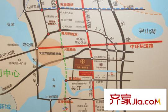 偉業(yè)迎春世家交通圖區(qū)位示意圖