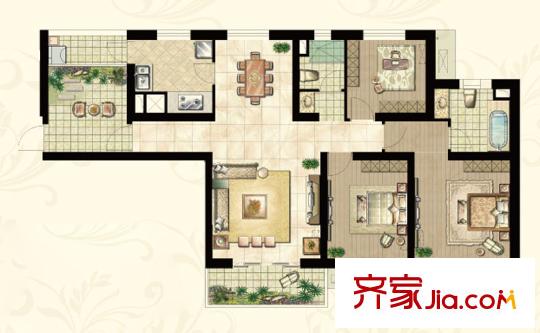 世茂蝶湖灣  戶型圖