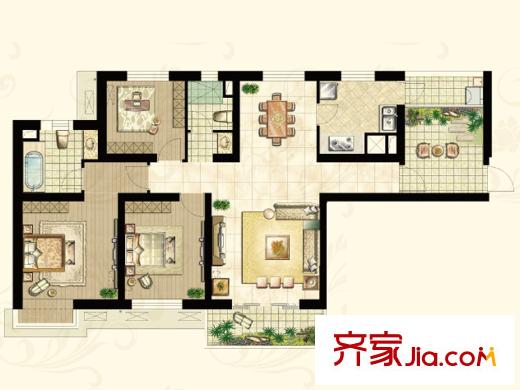 世茂蝶湖灣  戶型圖