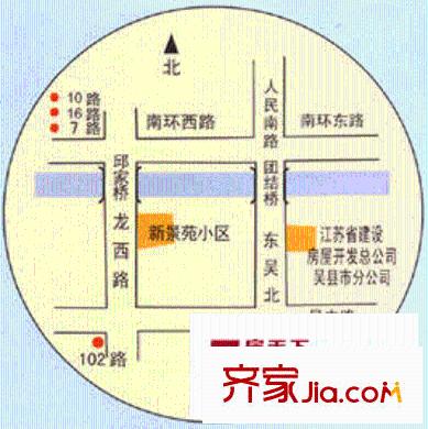 新景苑交通圖