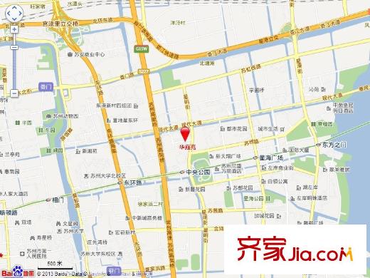 華庭苑交通圖