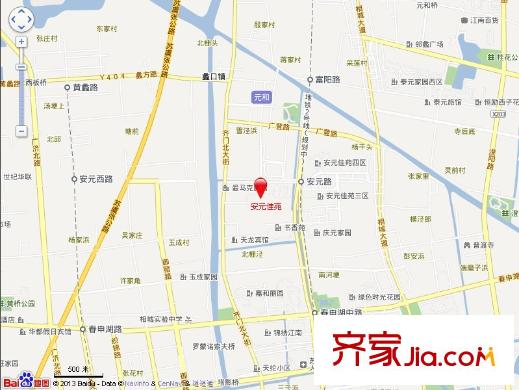 安元佳苑交通圖
