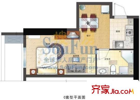 藍(lán)調(diào)都匯戶型圖