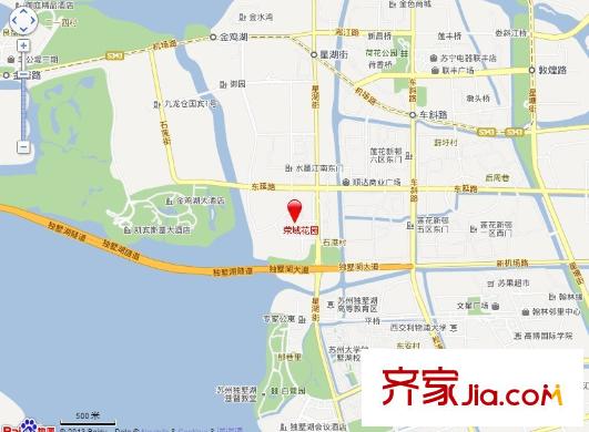 御庭苑交通圖