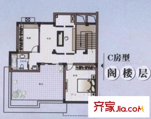 御庭苑戶型圖戶型圖 2室1衛(wèi)1廚