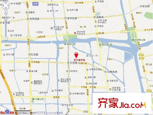 吳中商貿(mào)城交通圖