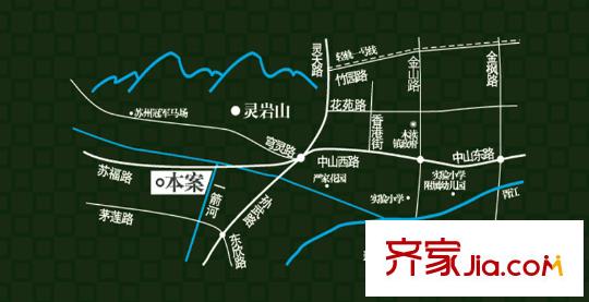 山合院交通圖 