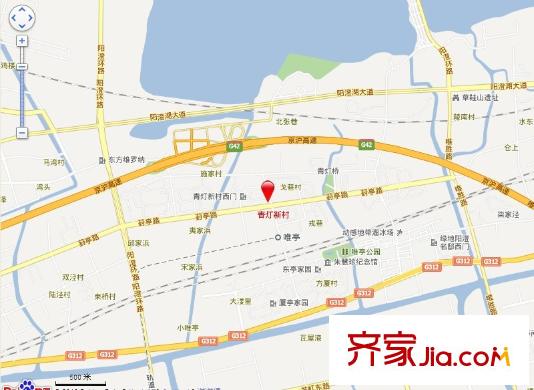 青燈新村交通圖